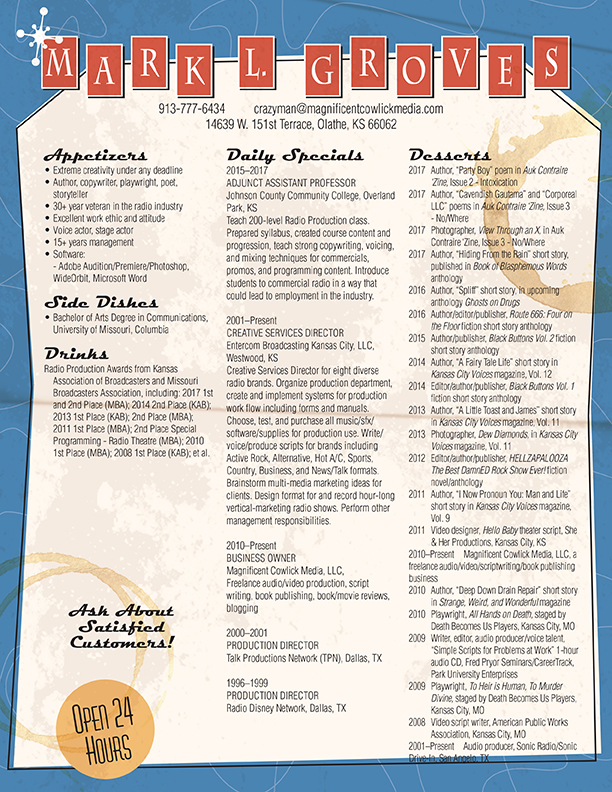 Mark L. Groves Resume